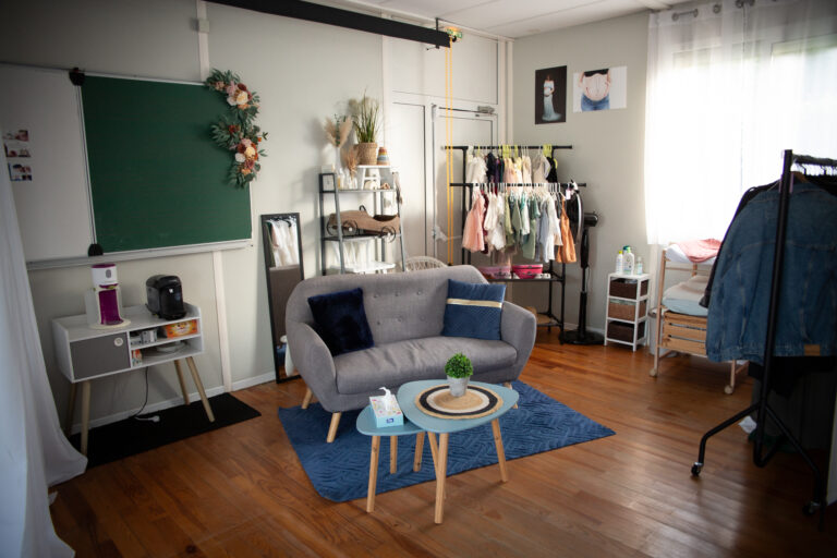 Décor de studio photo familial à proximité de Compiègne